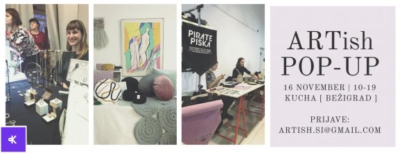 ARTish pop-up v KUCHI I 16.11.